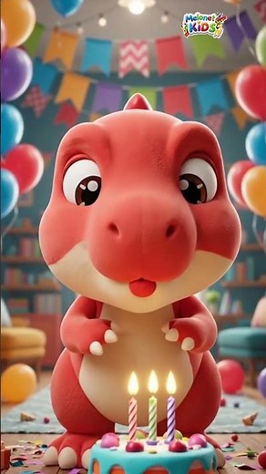 ¡Cumpleaños del Bebé T Rex! 🎂🦖 Canción de Cumpleaños para Niños | Melonet KidsTV