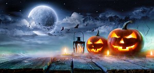 Halloween zoom background video free