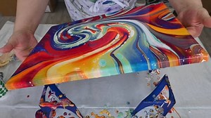 FLOP (not flip) CUP ~ Fluid art technique