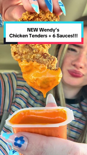 Wendy’s New Chicken Tenders Taste Test with 6 Sauces