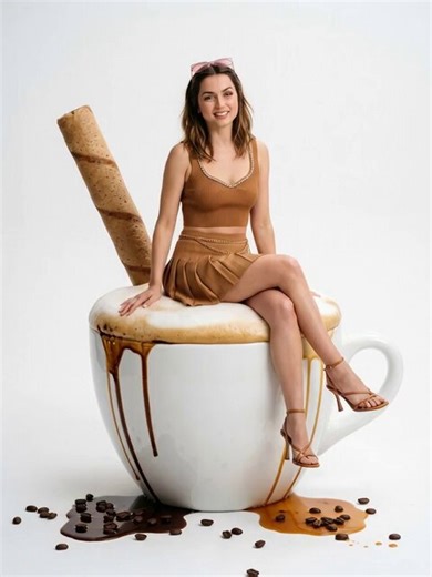 She didn't order a seat. The cappuccino just offered one. ☕✨You just need a very, very large cappuccino and nowhere to be. @GeminiApp