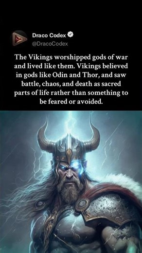 This Is Why the Vikings Feared NOTHING 😤 #history #vikings #thor #odin