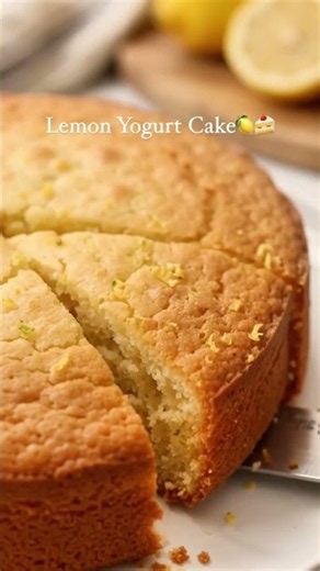 Lemon Yogurt Cake 🍋 Soft & Easy to make!