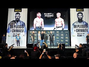 UFCの記者会見が盛り上がりすぎててやばい