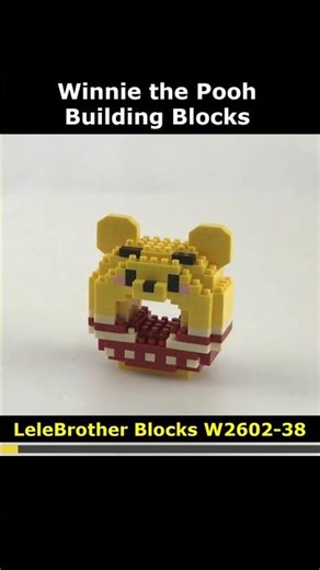 Pooh W2602-38 Blocks #Winnie_the_Pooh #Donut #LeleBrother #Pooh #W2602_38 #MiniBlock #NanoBlock