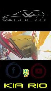 Don't pay! Here's how to disassemble the door and replace the rear quarter glass on a Kia Rio #ca...
