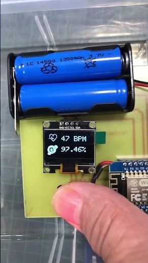 Esp8266 max30102 spo2 heart rate oled Pcb layout diy