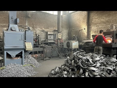 "Inside the Manufacturing of Motorcycle Brake Shoes | How They're Made!"
