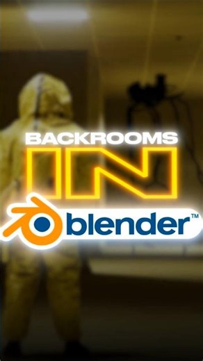 Я сделал Backrooms в Blender #3d #3danimation #blender #backrooms