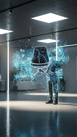 Is AI the ultimate designer? Watch this. 🪑✨ #oddlysatisfying #trending #shorts #shortsvideo #asmr