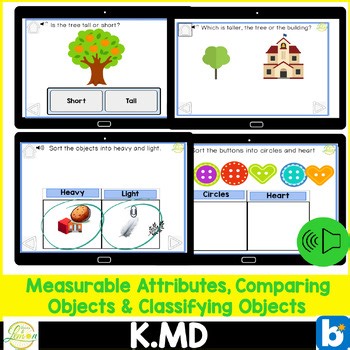 Comparing Objects By Measurement, Sorting Objects Into Categories Digital Test