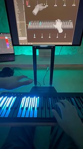 5.8K views · 73 reactions | POV you’re in your synthwave era #ROLI #Airwave #Piano #Producer #MusicMakers #FreeTheMusic | ROLI | Facebook