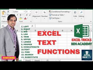 Master Excel Text Functions (13 Essential Functions with Examples)