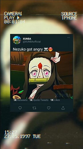 Nezuko got angry 😡 ☠️ || Nezuko edit midu echoing || nezuko skull edit || demon slayer edit