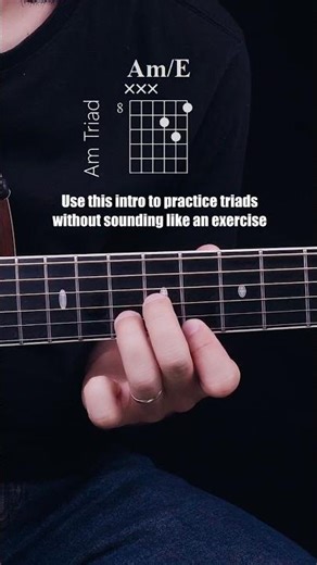Use this intro to practice triads without sounding like an exercise