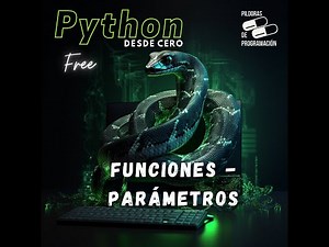 Python desde cero 34: Parámetros en funciones