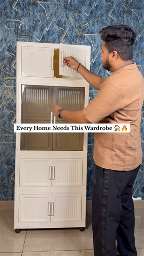 Best Budget Wardrobe for Small Rooms 😍 | Foldable Storage Cabinet Review #wardrobe #budgetfinds