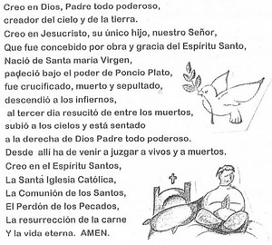 Puzzle de  EL CREDO , rompecabezas de