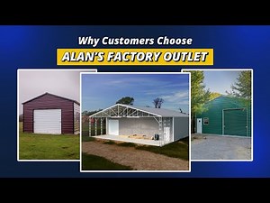 Alan's Factory Outlet Reviews after Metal Building or Carport Delivered and Installed
