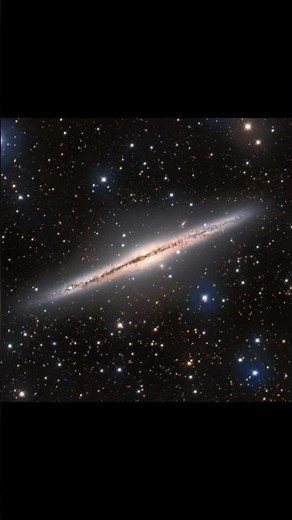 NGC 891, A Cosmic Silver, 30 Million Light Years From Earth, #shorts