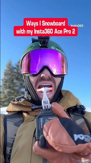 Snowboarding Action Camera Setup : How I Use Insta360 Ace Pro 2