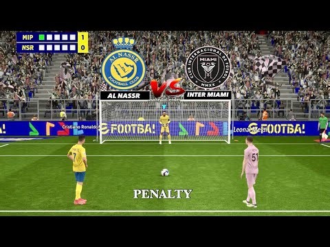 AL Nassr vs Inter Miami Full Penalty Shootout | NSR vs MIP Match | eFootball