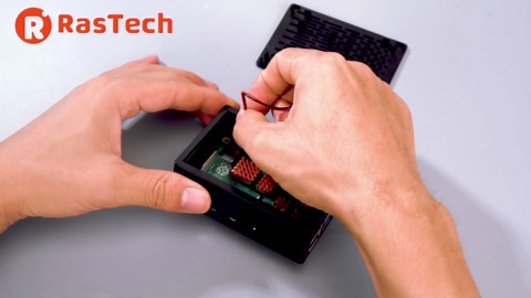 RasTech Raspberry Pi 4 4GB Starter Kit with Pi 4 4GB Board, 32GB Card 4 Copper Heatsink 2 HD Out Cable 5V 3A Power Supply with ON/Off Case Cooling Fan Card Reader Screwdriver