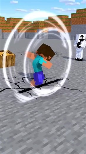 helping Herobrine Earth bending || #trendingshorts #minecraft #minecraftshorts #minecraftmemes