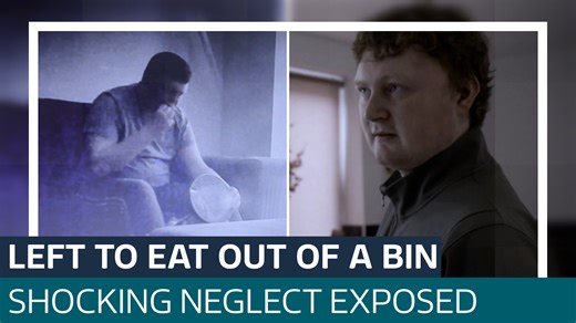 Disabled man left to eat out of bin as ITV News exposes 'appalling' neglect by major UK care company - Latest From ITV News