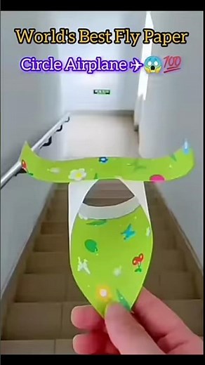 World's Best Flying Circle Paper Plane ✈️🤯💯