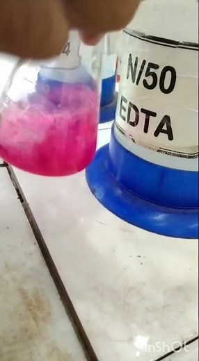 Calcium determination in water sample through titration method