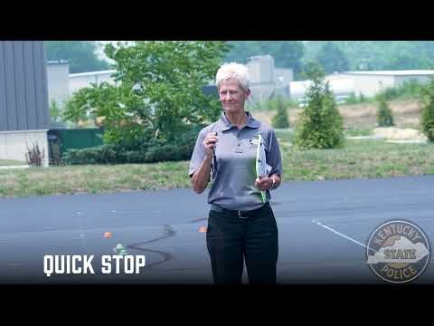 KSP - Motorcycle License Skills Exam Demonstration