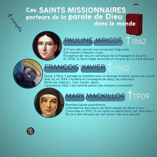 4 missionnaires qui ont porté la Parole de Dieu dans le monde
