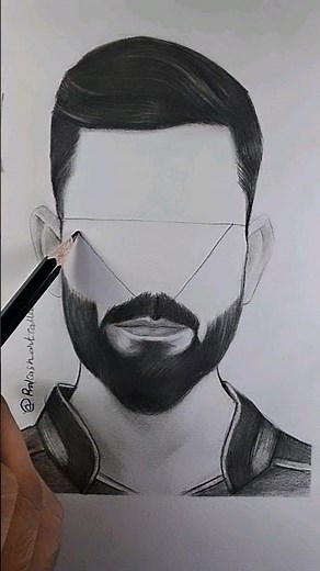 How to draw a face ❤️✍️ #art #artist #cartoon #drawing #satisfying #paint #anime #shorts