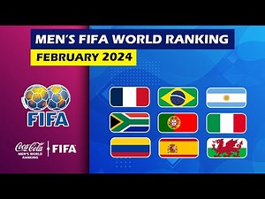 🔴FIFA Men's World Ranking 2024 - FIFA Men's Ranking - FIFA Rankings 2024