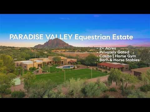 Step Inside This Privately Gated Equestrian Estate | Paradise Valley, AZ | Under $7,000,000