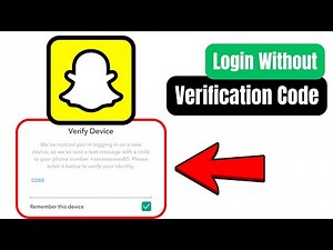 How To Login To Snapchat Without Verification Code