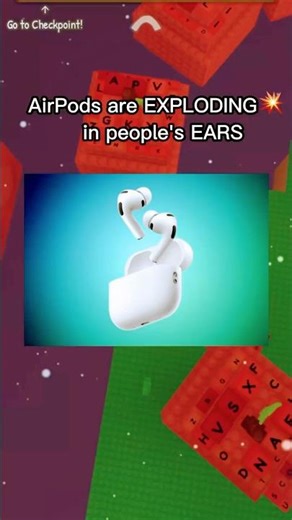 AirPods Are EXPLODING in Ears😭🙏 #roblox #viral #shorts #new #robloxrant #rorants #funny #games