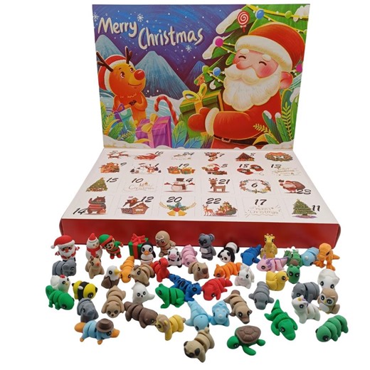 Christmas Advent Calendar: 24 Mini Animal Fidget Toys - Sensory Countdown Gift - Etsy