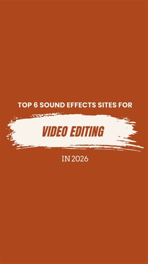 Sammunat LLC on Instagram: "Follow + comment “Website” for site links Looking to level up your video editing with powerful sound design? 🎧🎬 Here are 6 FREE sound effects websites every video editor should know in 2026: 1️⃣ Freesound – Massive community-driven sound library 2️⃣ FreeSFX – Easy-to-use effects for videos & films 3️⃣ ZapSplat – Thousands of free SFX across all categories 4️⃣ SoundGator – Simple, lightweight sound effects 5️⃣ Mixkit – Clean, high-quality sounds for cre