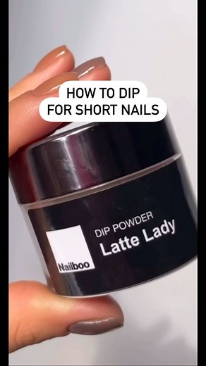 How to do a dip powder manicure on short nails 🤎💅💫 @ellzabethm using shades: ☕️ #EspressoElegance 🤎 #LatteLady • • • • • • #nailart #naillooks #nailartvideo #nails #nailgram #nailinspo #nailsathome #nailtrends #naildesign #nailartist #diynails #nailhack #easynails #trendynails #trendynailart #nailvideo #nailtutorial #nailvibes #halloweennails #spookyseason #fallnailinspo #fallnails #fallnailinspo #dippowder #dippowderdesign #dipnails #dippowdernails | Nailboo