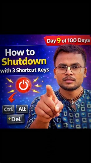 Biswajit Patra on Instagram: "Shortcut key to shutdown #funandcom #biswajitsir #reels #tranding"