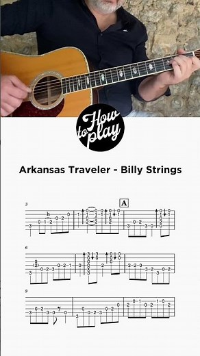 Hugh D Guitar – Arkansas Traveler 🎸 Full Slow Tutorial + Free Tab