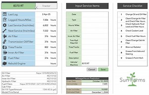 Farm Service Log Template - Etsy Australia