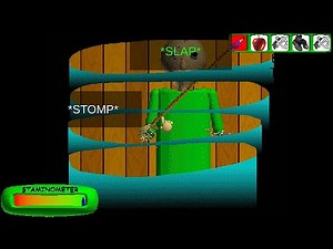 Baldi's Basics Plus - Utilizing raged Mrs. Pomp and blue locker to escape from Baldi