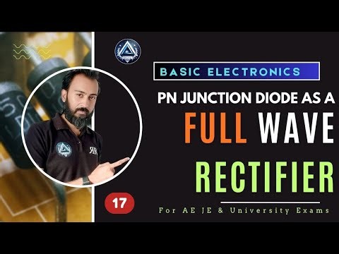 17. FULL WAVE CENTER TAPPED RECTIFIER | All Characteristics | Basic Electronics | by Ranjan Sir