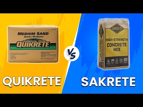 Quikrete vs Sakrete - Detailed Comparison Of Concrete Mix! (Which Brand Should You Choose?)