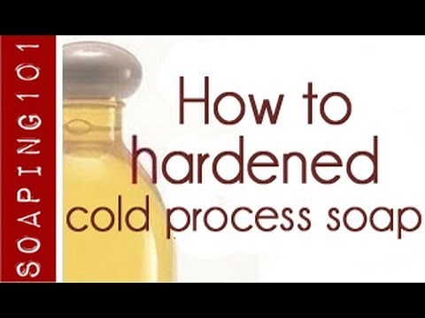 Hardening Your Cold Process Soap {using sodium lactate}