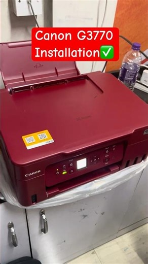 CANON G3770 PRINTER INSTALLATION #canonprinter #shorts #shorts