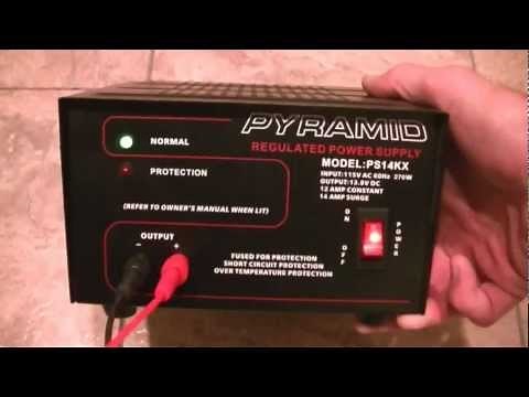 Pyramid PS14KX 12 AMP, 13.8V DC, 270 Watt 115V AC Regulated Power Supply and XTVA News